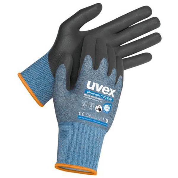 Schutzhandschuh uvex phynomic C XG ESD 60048 Größe 9
