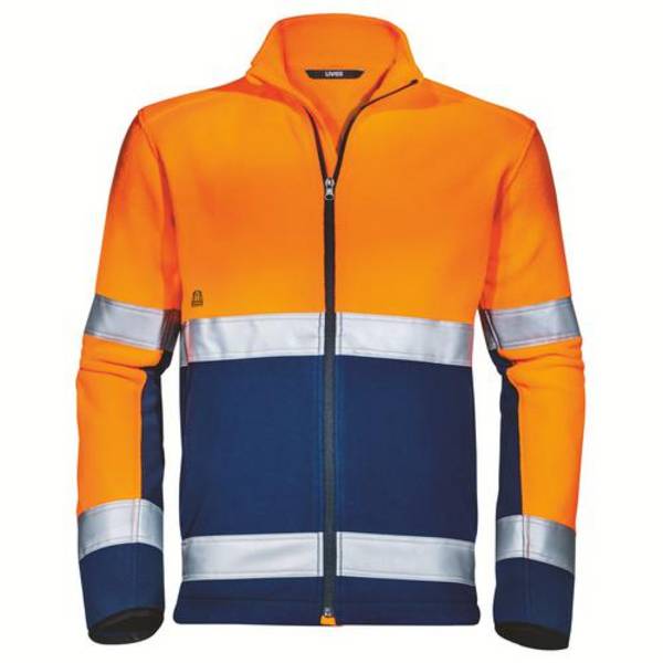 Fleecejacke uvex Construction orange, warnorange M