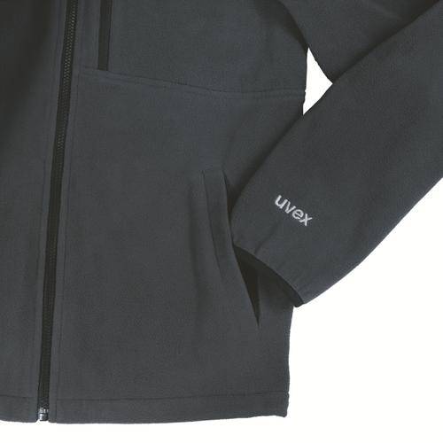Fleecejacke uvex suXXeed craft grau, anthrazit S-2
