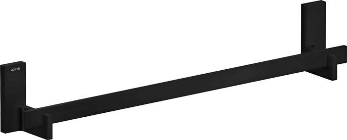 Hansgrohe AXOR Universal Rectangular Badetuchhalter 640mm, 600mm Bohrabstand, Metall, Mattschwarz