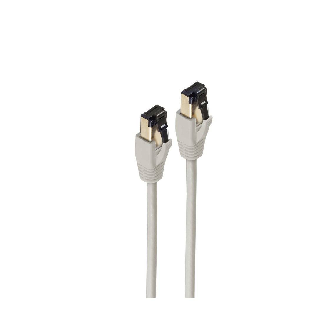 shiverpeaks CAT 8.1 Netzwerkkabel RJ45-Stecker auf RJ45-Stecker F/FTP 2000 MHz 0,5 m Grau-0