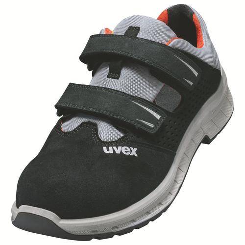 uvex 2 trend Sandalen S1P 69063 schwarz, grau, rot Weite 12 Größe 37-0