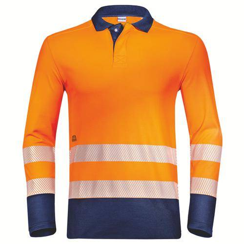 Poloshirt uvex Construction orange, warnorange 4XL