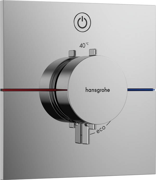 hansgrohe ShowerSelect Comfort E Thermostat Unterputz für 1 Verbraucher, Chrom