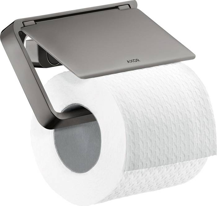Papierhalter AXOR UNIVERSAL Wandmontage polished black chrome-0