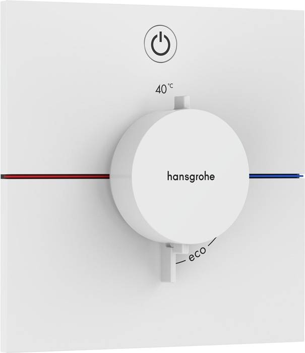 HG FMS ShowerSelect Comfort E Thermostat, UP mattweiß