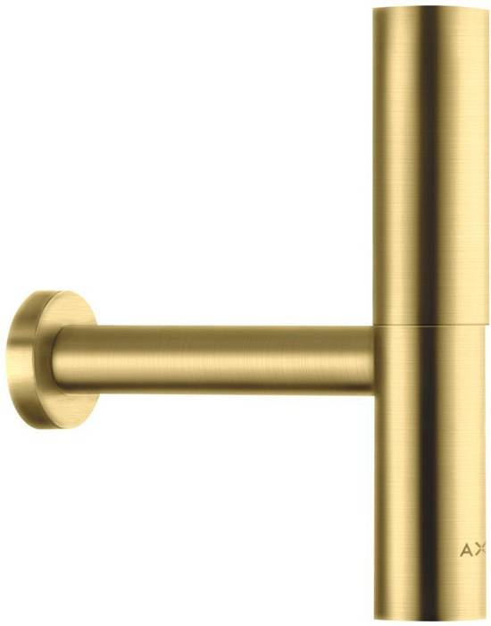 Hansgrohe Flaschensiphon AXOR Flowstar, G 1 1/4", 60-165mm, GV Stauwasserhöhe 70mm, Brushed Brass-0