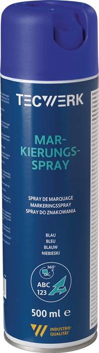 Markierungsspray blau 500ml Spraydose TECWERK-0