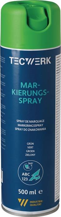 Markierungsspray grün 500ml Spraydose TECWERK-0
