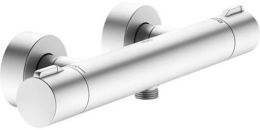 KE THM-Brausemischer Plan blue 53926, Aufputz, Aluminium-finish-0