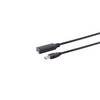 KABELBUDE.EU USB-Verlängerung A-Stecker auf A-Buchse aktiv USB 3.0 5 Gbit/s 30 m Schwarz