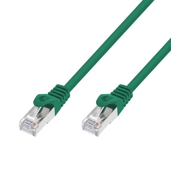 Extralink Kat.7 S/FTP 0,5m 20G Zielony | Patchcord LAN | MiedÅº Kabel sieciowy skrÄ™tka &