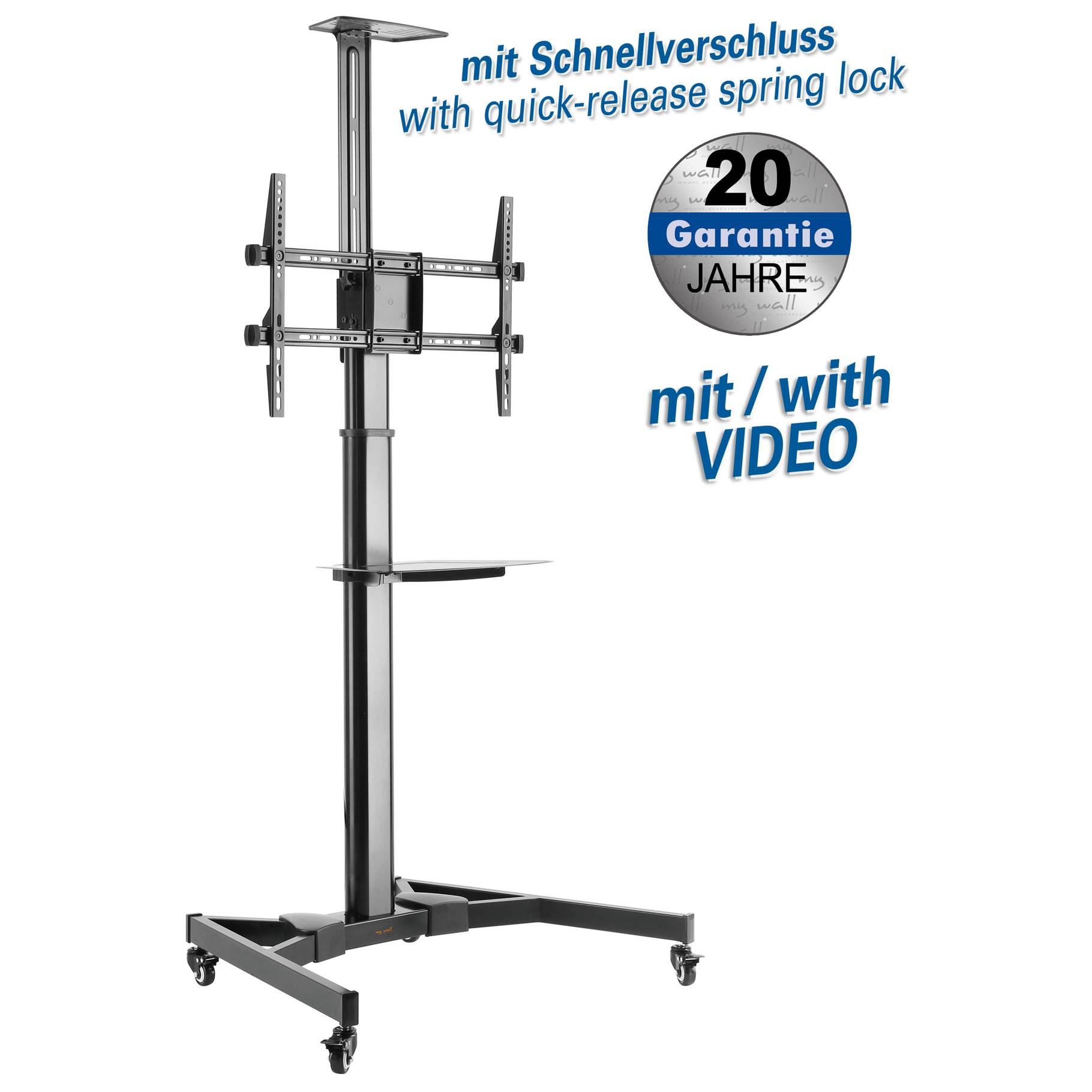 my wall Stand for LCD TV For screens 60 - 100 (152 - 254 cm), load capacity up to 100 kg, easy heigh-0