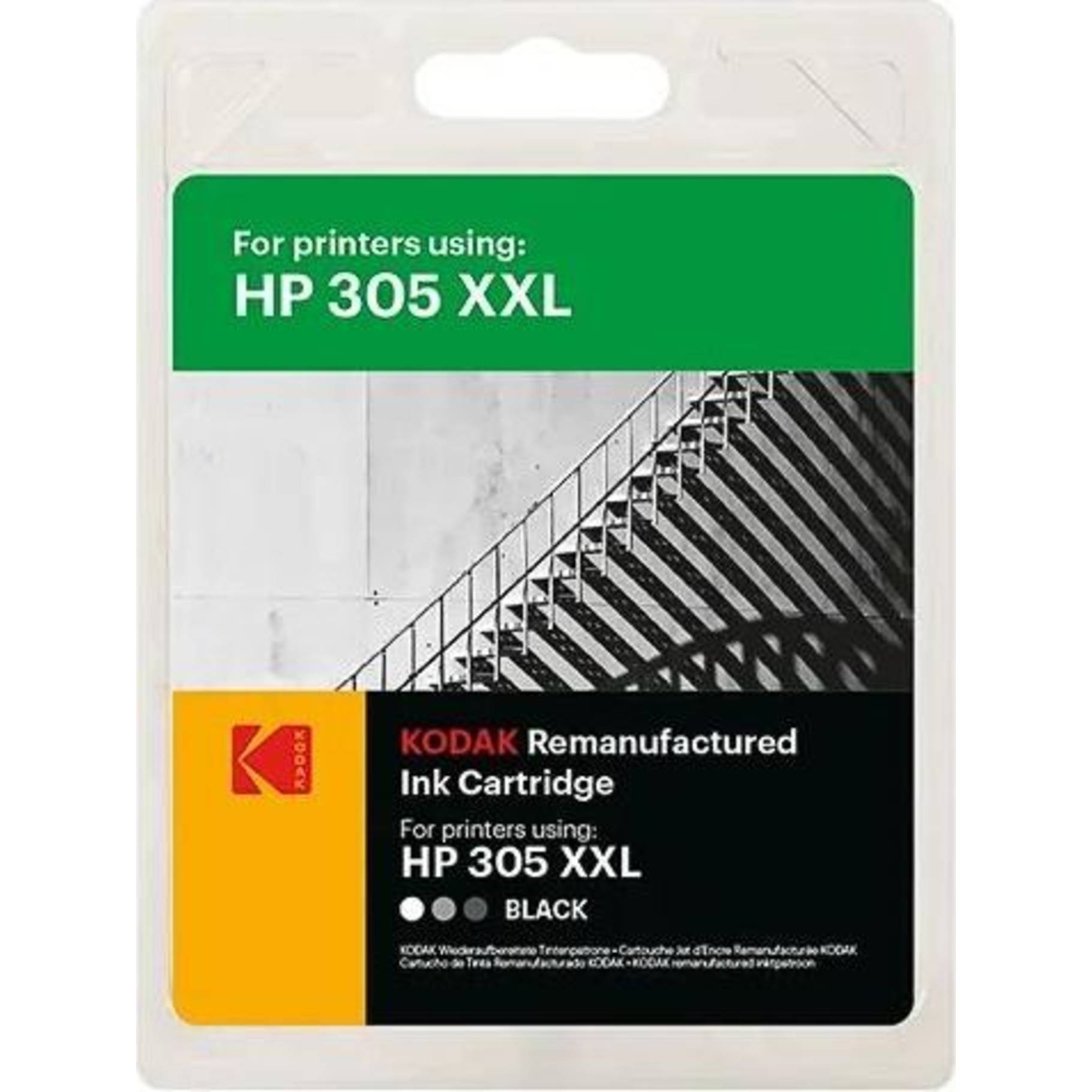 Kodak 185H030561 HP DJ2300 Tinte BK HC - Kompatibel - Schwarz-0