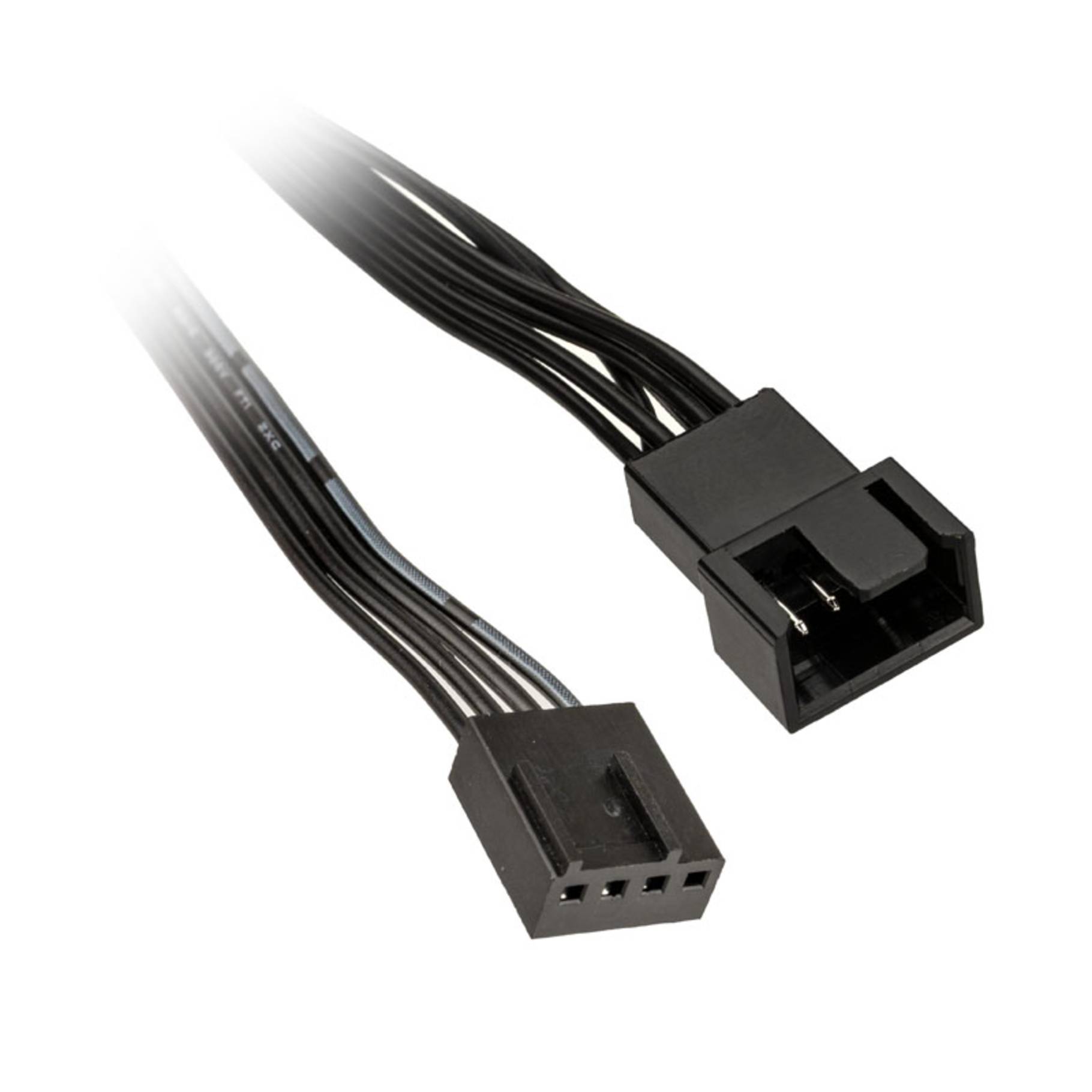 Kolink 4-Pin PWM Verlängerung 30 cm - schwarz Kabel & Adapter-0