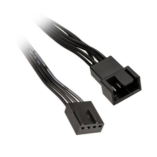 Kolink 4-Pin PWM Verlängerung 30 cm - schwarz Kabel & Adapter