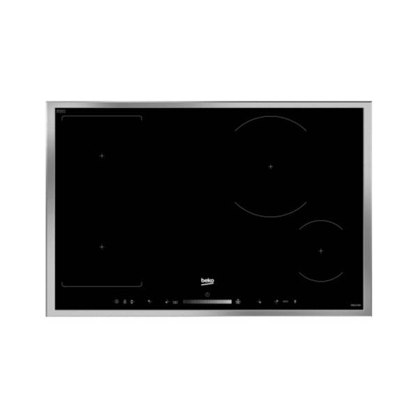 HII 84500 FHTX self-contained hob black silver 80 cm