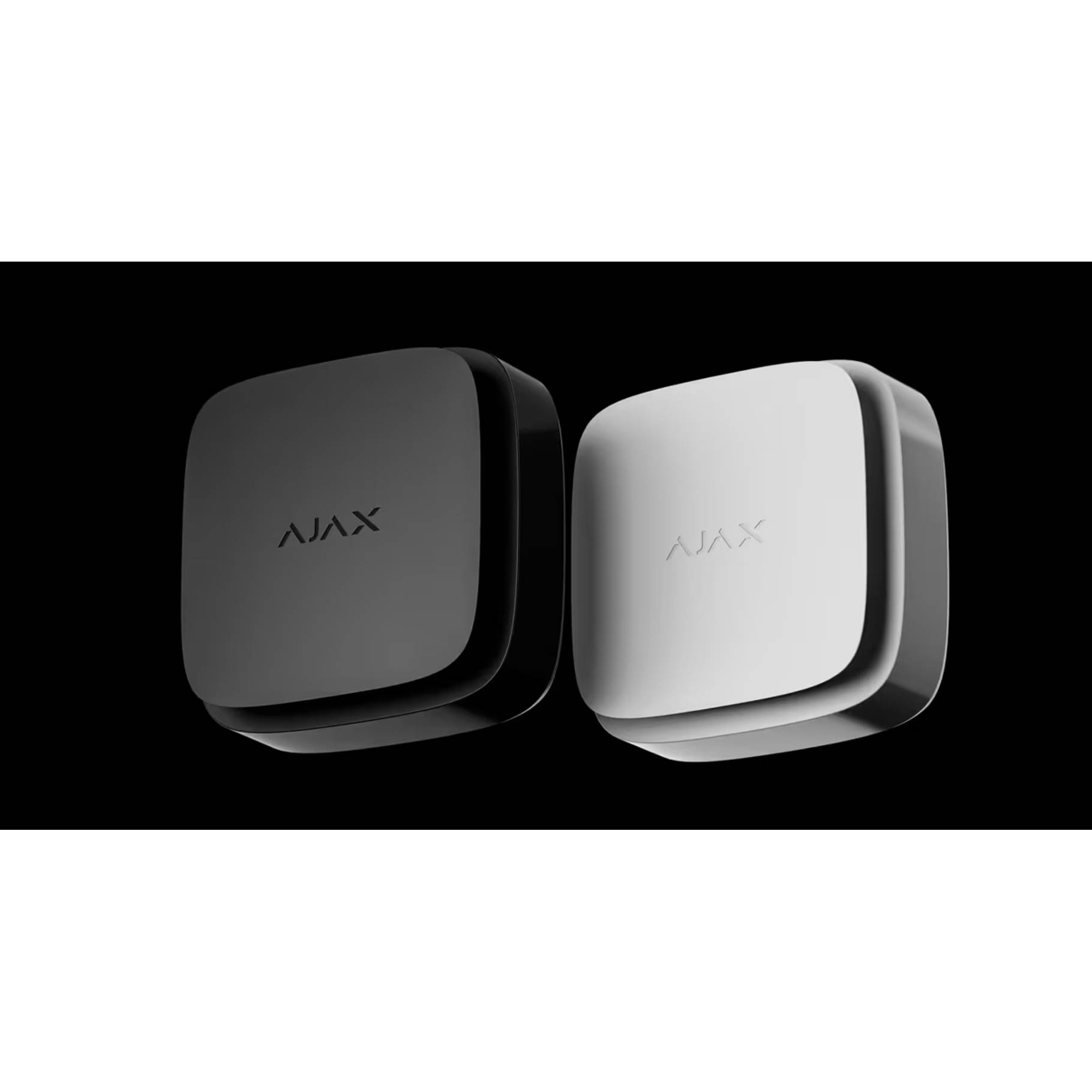 black - fire detector - wireless - fire - smoke - CO replaceable battery for Ajax Hub/Hub2/Hub Plus/-0