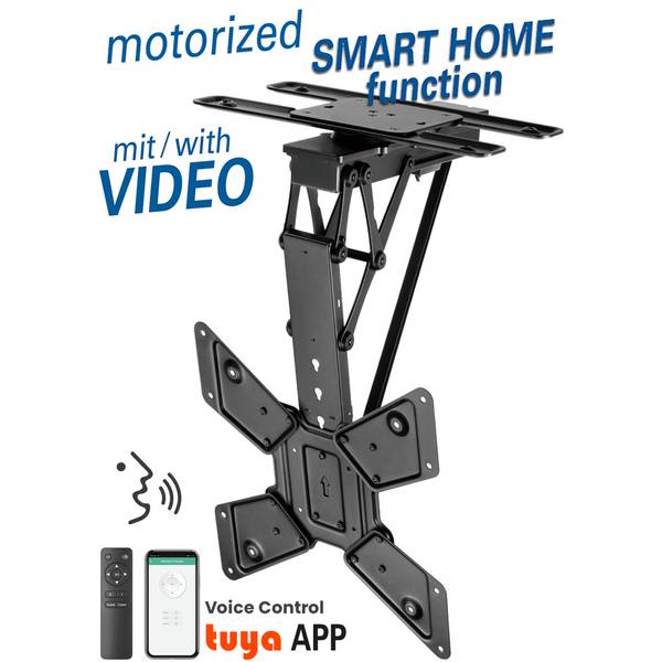 my wall Motorised & tilting TV ceiling mount For screen sizes 23 - 65 (58 - 165 cm), load capacity u