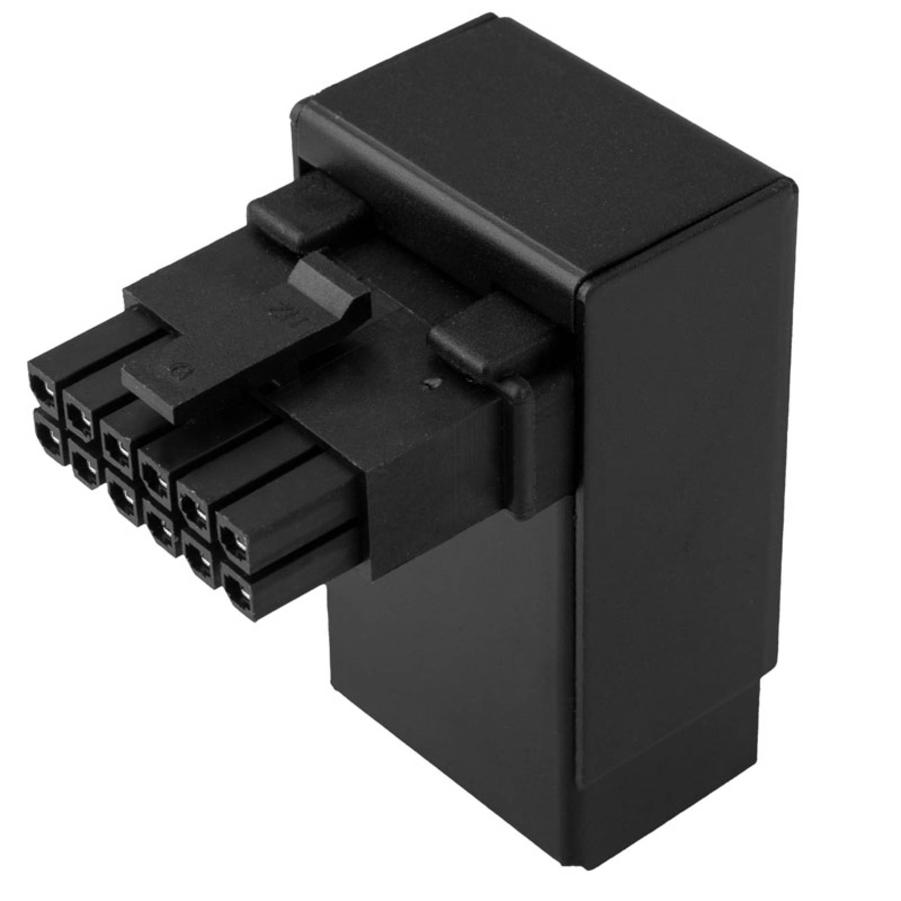 Kolink Core Pro 12V-2x6 90 Degree Adapter - Typ 2, schwarz Kabel &-0