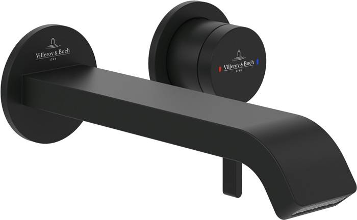 VB Einhebel-Waschtischarmatur Dawn 60x201x60mm Rund Matt Black-0