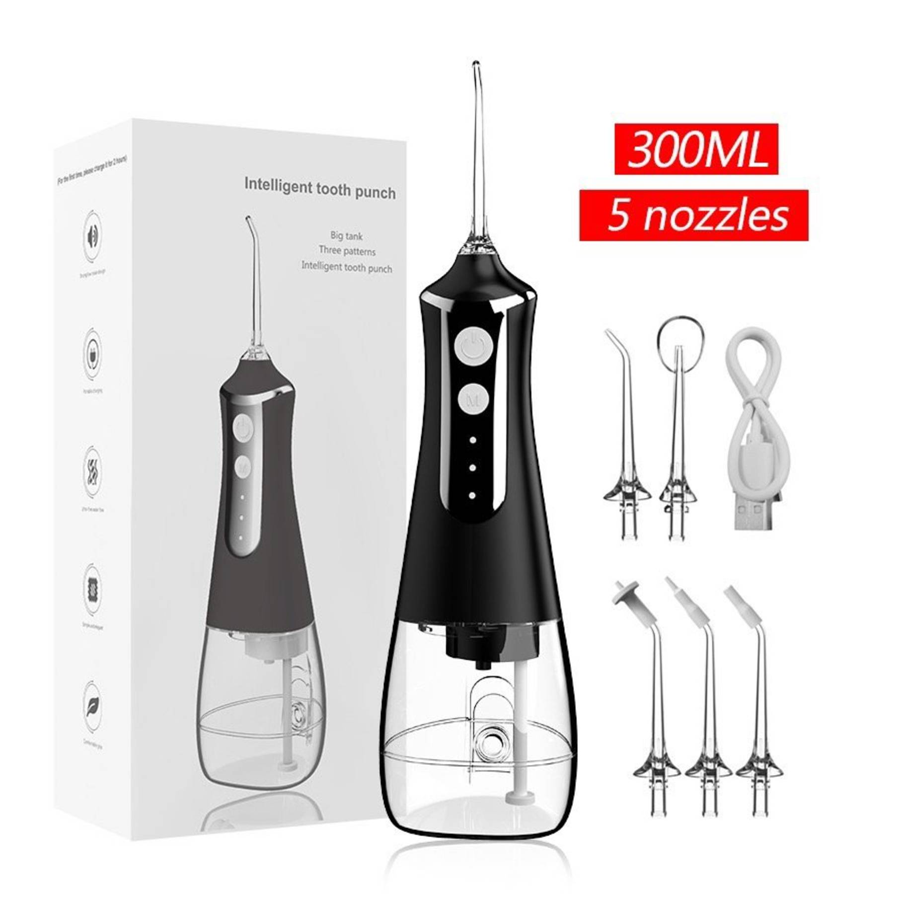 Extralink Dant? Å¡epet?lis BEAUTY SMARTLIFE INTELLIGENT WATER FLOSSER L10 Juodas Home & Living-0