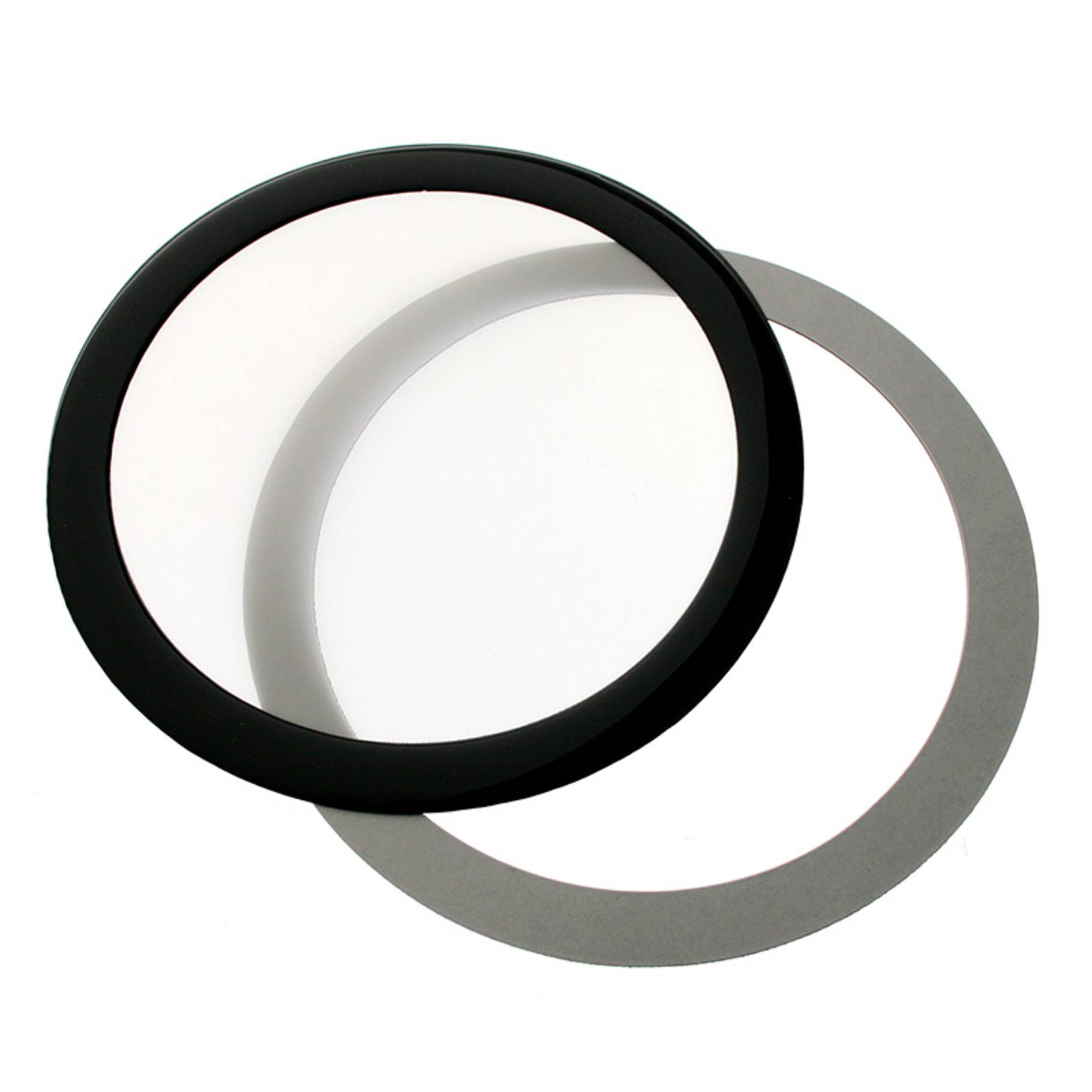 Dust filter 120mm, round - black/white-0