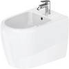 DU Qatego Stand Bidet 600mm,Back to wall m. HLB,m.ÜL,verd.Bef.,Weiß HG