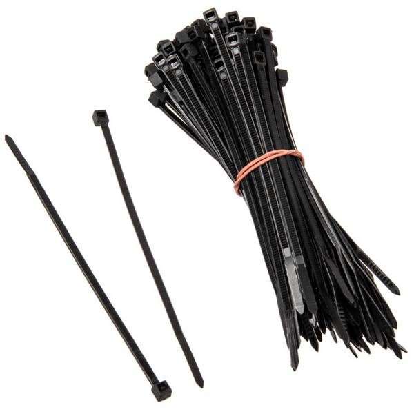 Kolink Kabelbinderset, 2,5mm x 100mm - 100 Stück, schwarz Kabel & Adapter