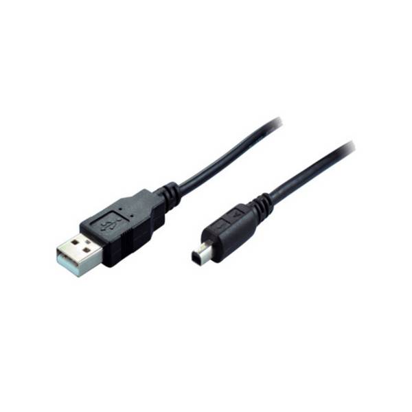 S/CONN USB 2.0 Kabel 1m USB-A-Stecker auf Mini-B 4-Pin Stecker doppelt geschirmt