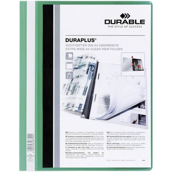 Durable Angebotshefter DURAPLUS A4 gn 257905