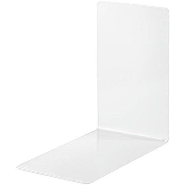 Buchstützen 85x140x140mm Metall weiß