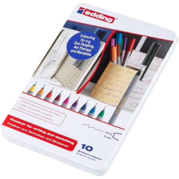 Fineliner edding 55 finepen 0,3mm sortiert-0
