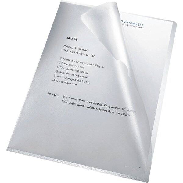 Sichthülle A4 80mic PP farblos 100 St.-1