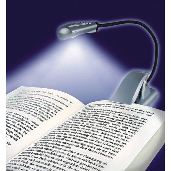 Leselampe mobil silber Batteriebetrieb-1