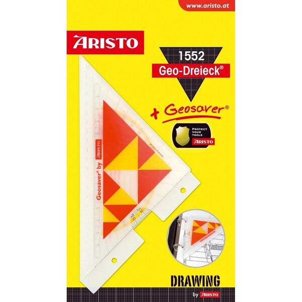 Geo-Dreieck Geosaver Acryl 160mm glasklar