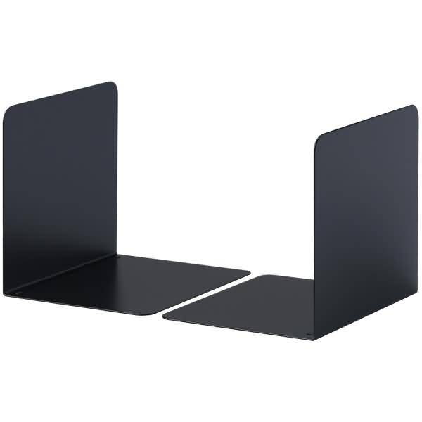 Buchstützen S HxBxT 123x130x123mm schwarz VE=2 Stück