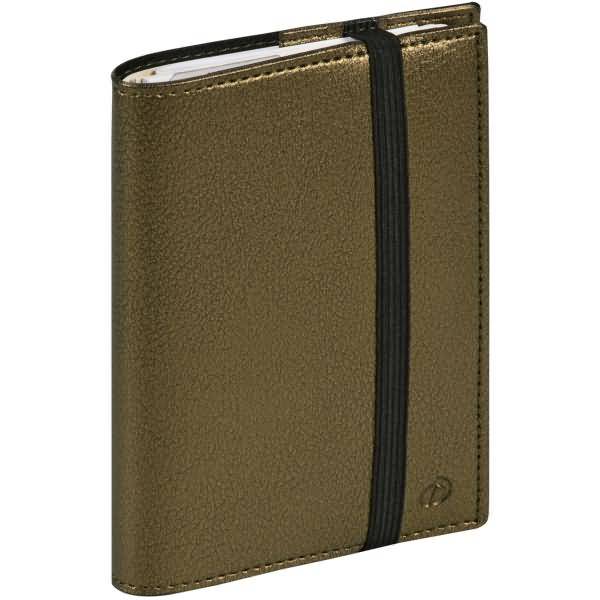 Terminkalender Time & Life Large 16x24cm Metallic-Khaki 2027-0