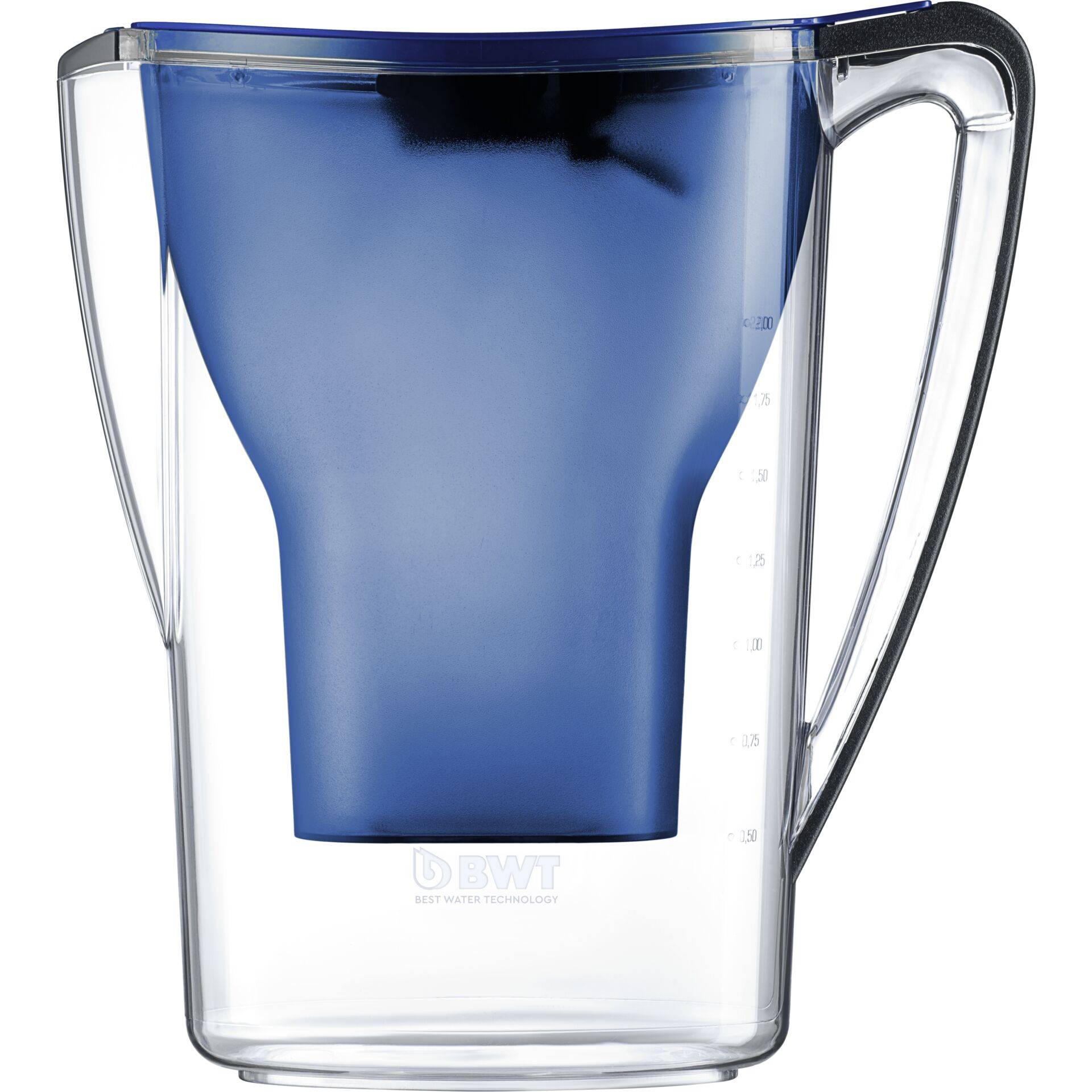 BWT 125557842, Manueller Wasserfilter, 2,7 l, Blau, Transparent-0