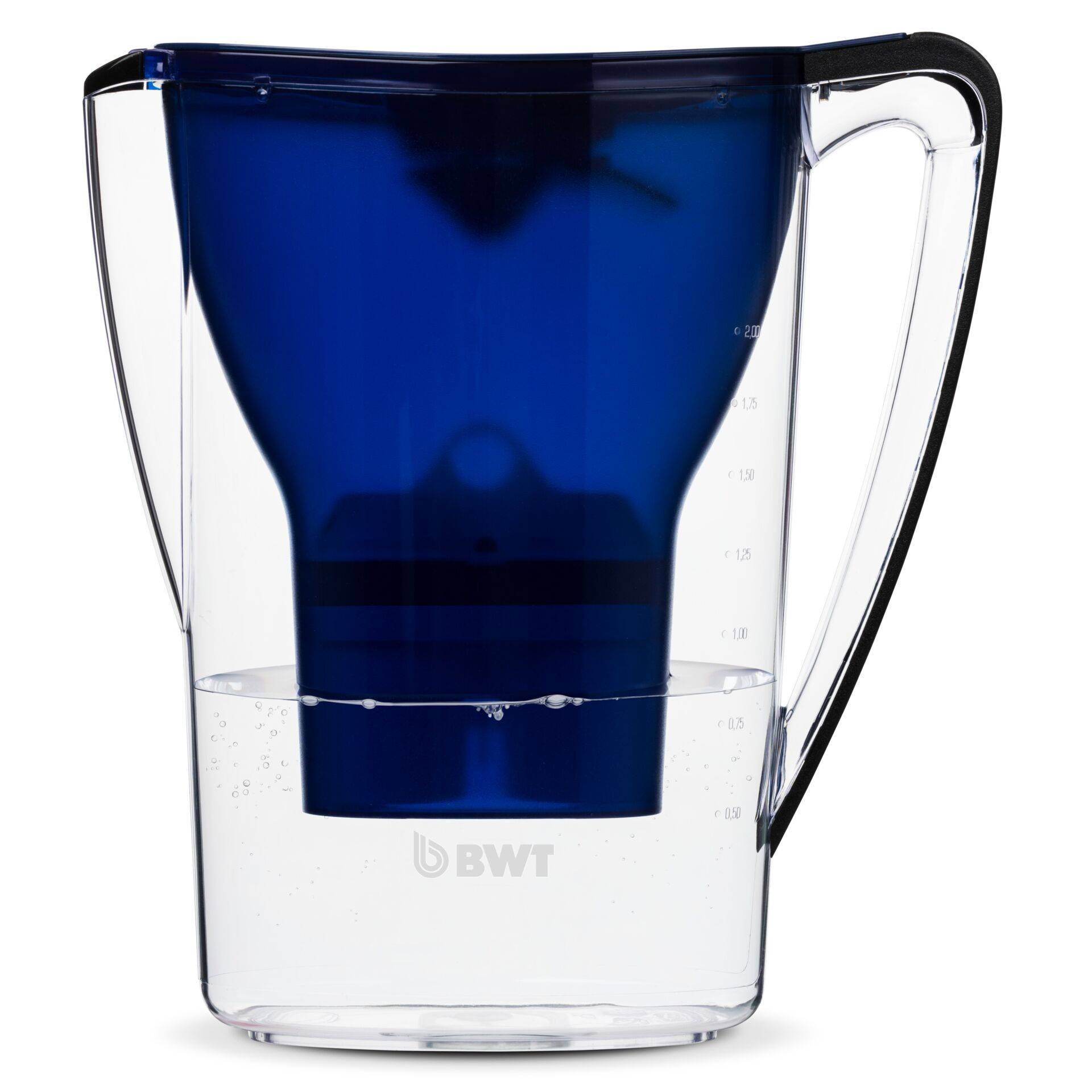 BWT 125557842, Manueller Wasserfilter, 2,7 l, Blau, Transparent-1