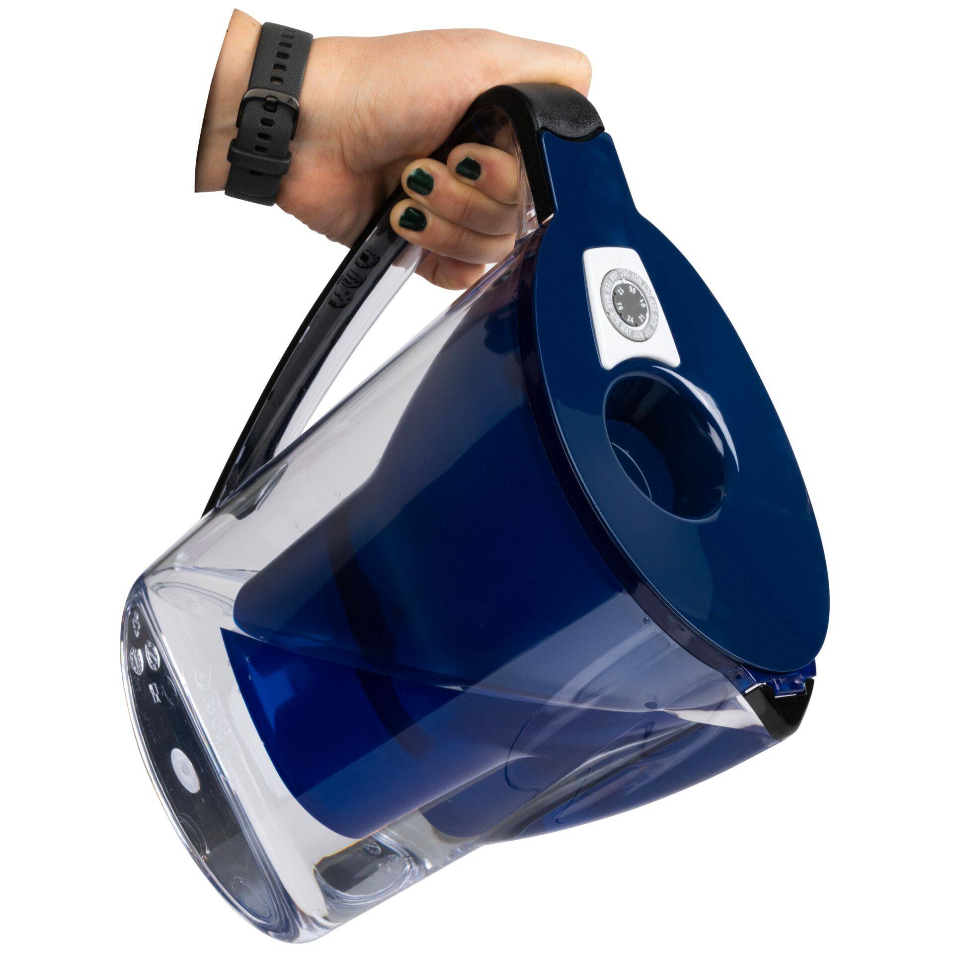 BWT 125557842, Manueller Wasserfilter, 2,7 l, Blau, Transparent-3