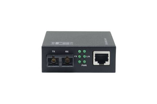 LevelOne Smart Rj45-Sc Medienkonverter - Multimode-Glasfaser - 850 nm - 500 m - Converter - Glasfaser (LWL)