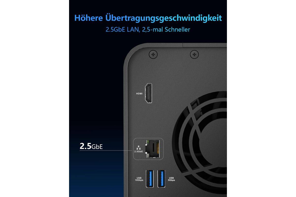 TERRAMASTER F2-425, 2bay NAS 4GB DDR4 (No Hard Drive) Multimedia-Technik NAS-Speichersysteme-3