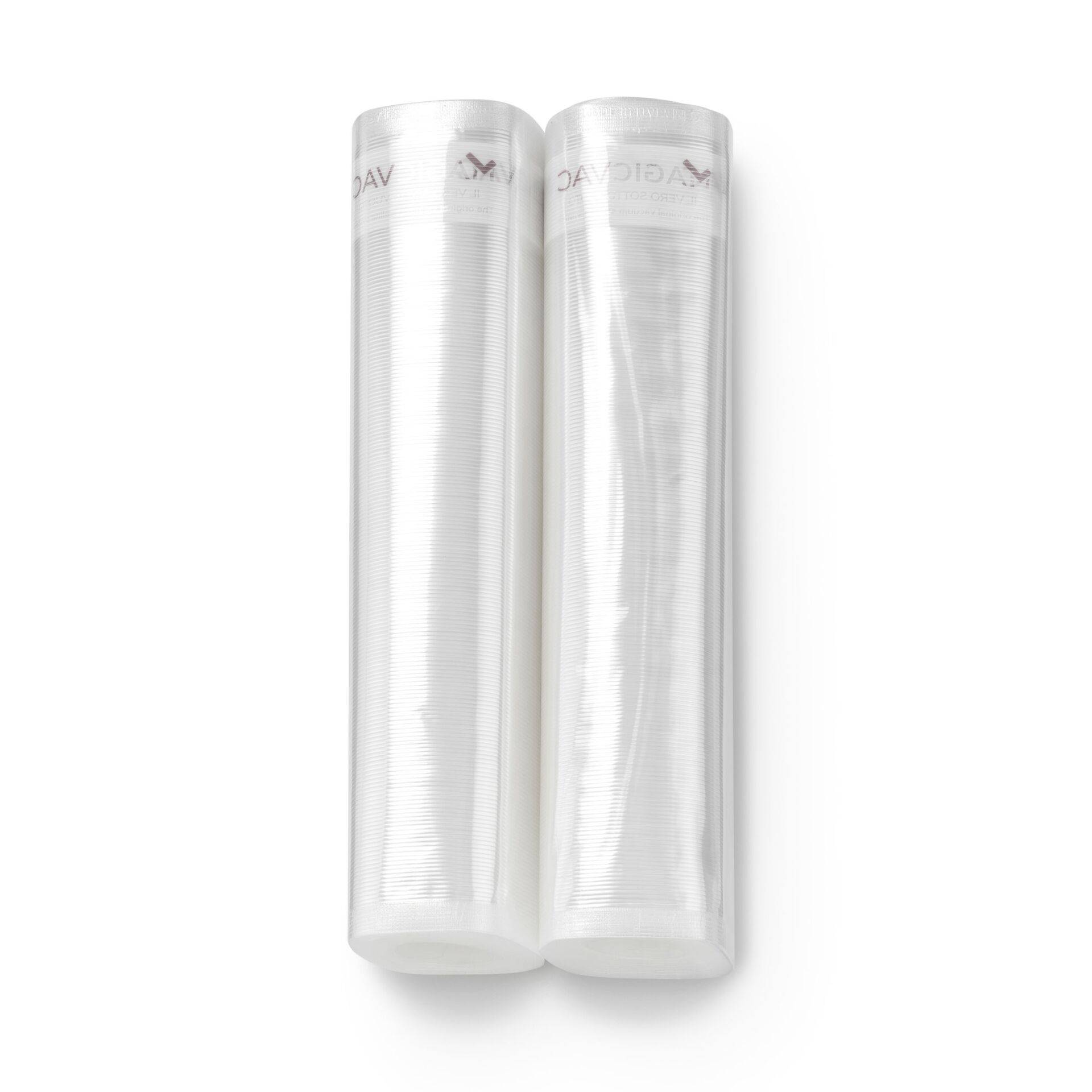 2 Vakuumierfolienrollen mit Label 30 cm x 6 m-1