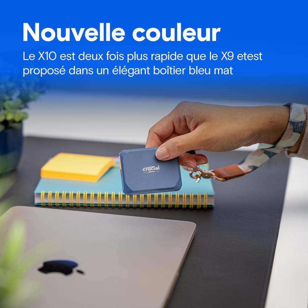 Crucial X10 - SSD - verschlüsselt - 4 TB - extern (tragbar)-6