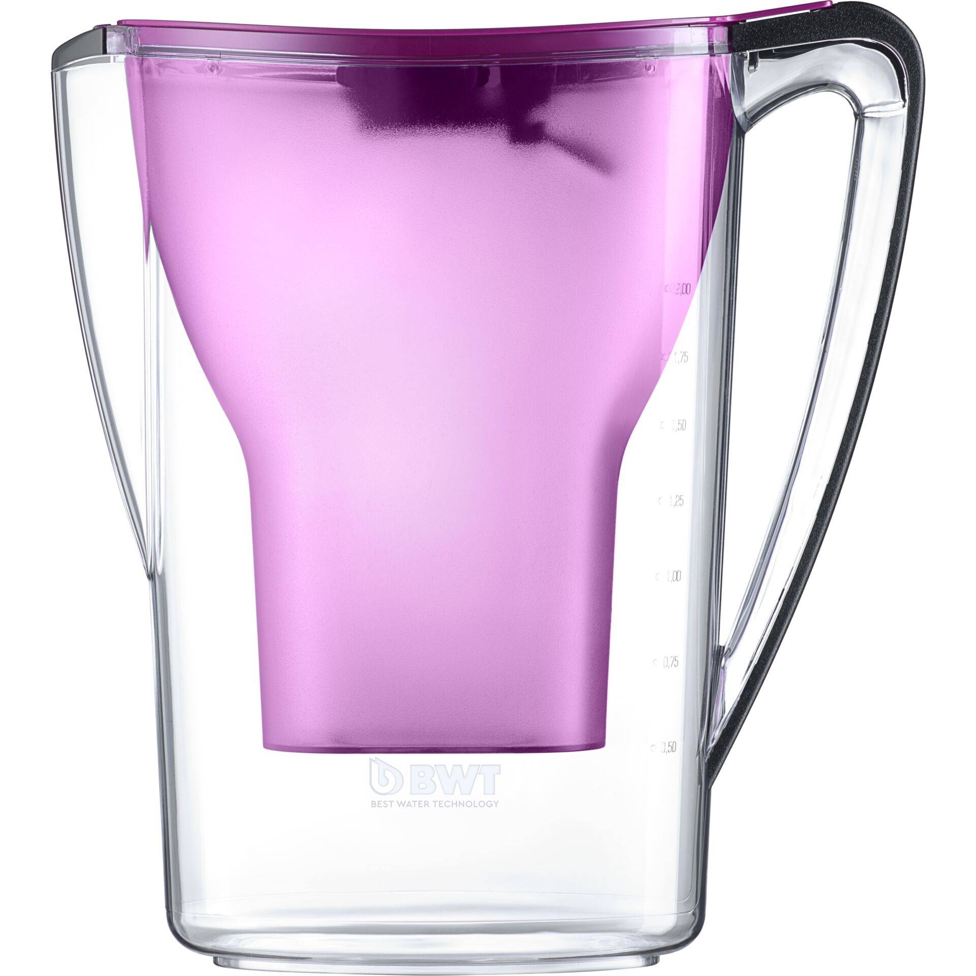 BWT 125557843, Manueller Wasserfilter, 2,7 l, Transparent, Violett-0