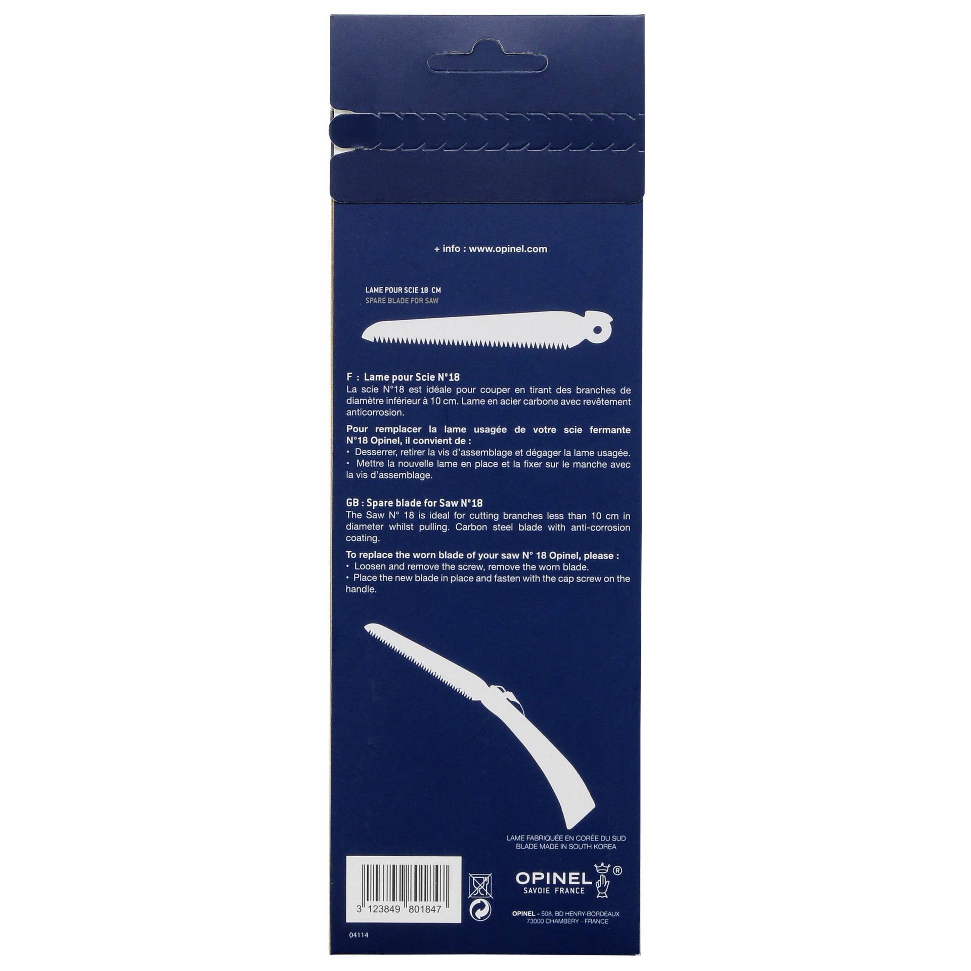 OPINEL 980184 No. 18 Sägeblatt für kleine Handsäge Accessoires für Küche, Bad u.-1