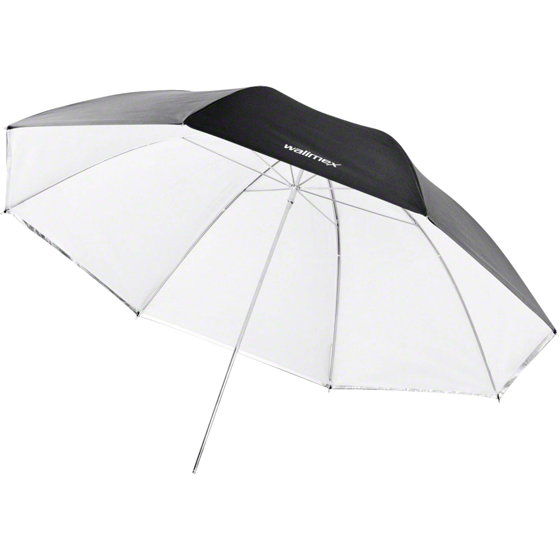 Walimex 2in1 Reflex- & Durchlichtschirm weiß,109cm