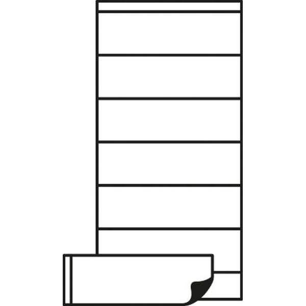 Etikettenhalter Magnet 25x75mm VE=6 Stück-0