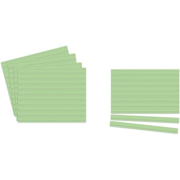 Einsteckkarten Planrecord A3 quer B420xH297mm VE= 5 Bogen a 8 Streifen lind